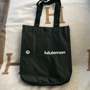 Lululemon Black Logo lunch tote